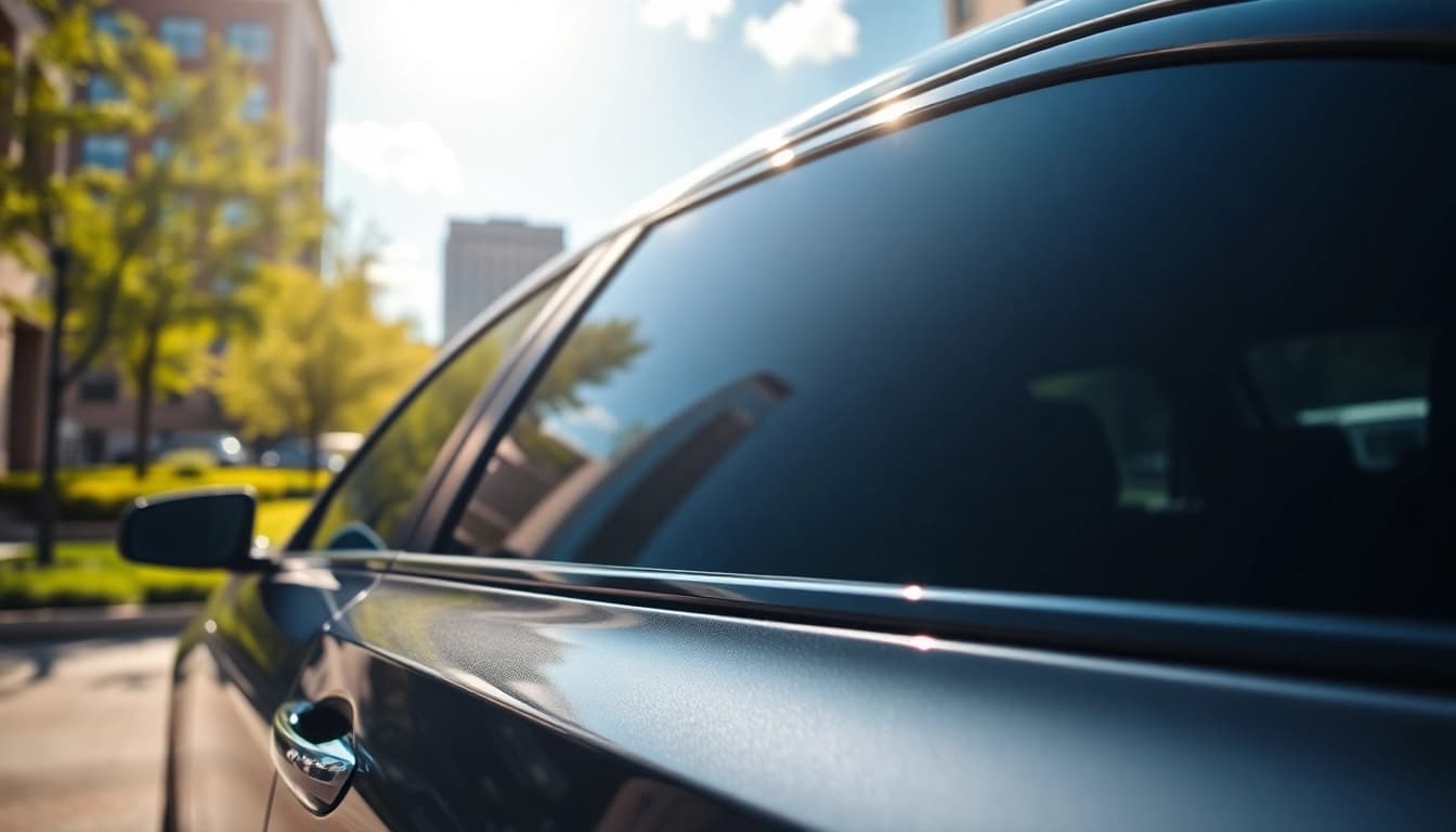Experience the best window tint Chattanooga TN with sleek cars and vibrant cityscapes showcasing quality.