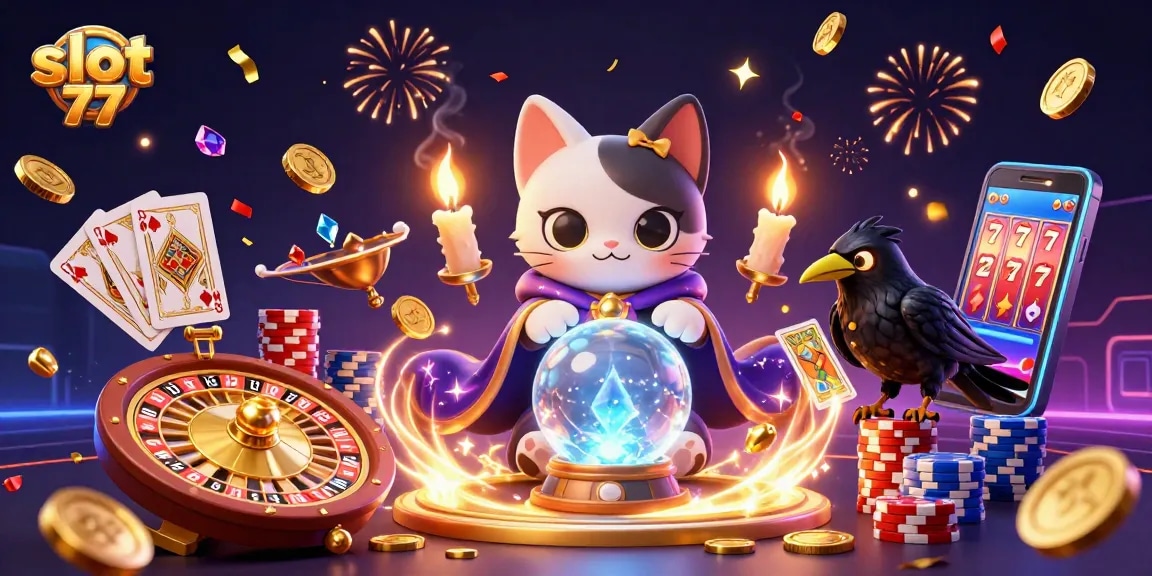 Unlock amazing wins with slot 77 and vibrant casino elements for immersive gaming.