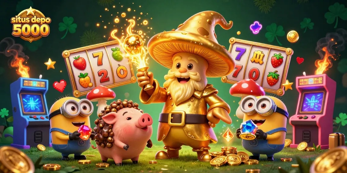 Menangkan peluang di situs depo 5000 dengan ilustrasi menang slot gembira dan syukuran!