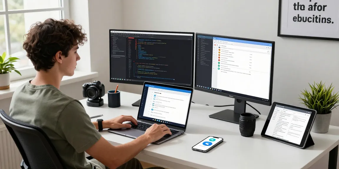 Enhance your connections with telegram中文版下载 in a vibrant tech workspace.