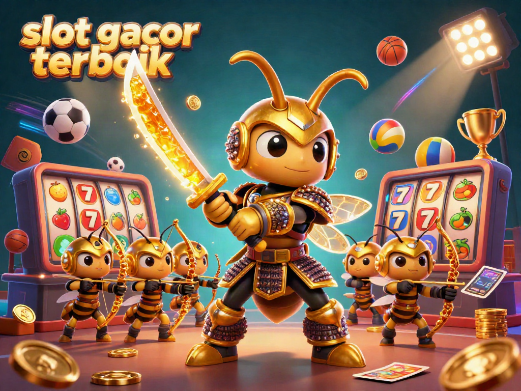 Slot gacor terbaik dihadirkan dengan karakter hornet berarmor 3D dan elemen kasino yang menarik.