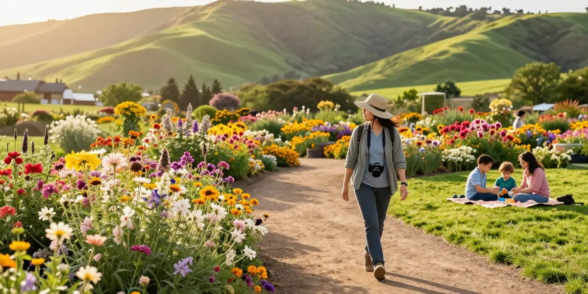 Explore the stunning floral displays at https://www.thecapayvalleygardentour.com during the vibrant summer season.