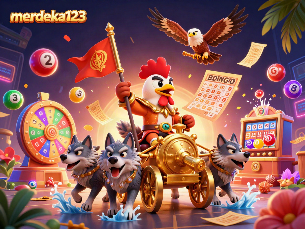 Merdeka123 hadir dengan suasana permainan lotere yang megah dan interaktif, menampilkan aksi seru dalam kasino.