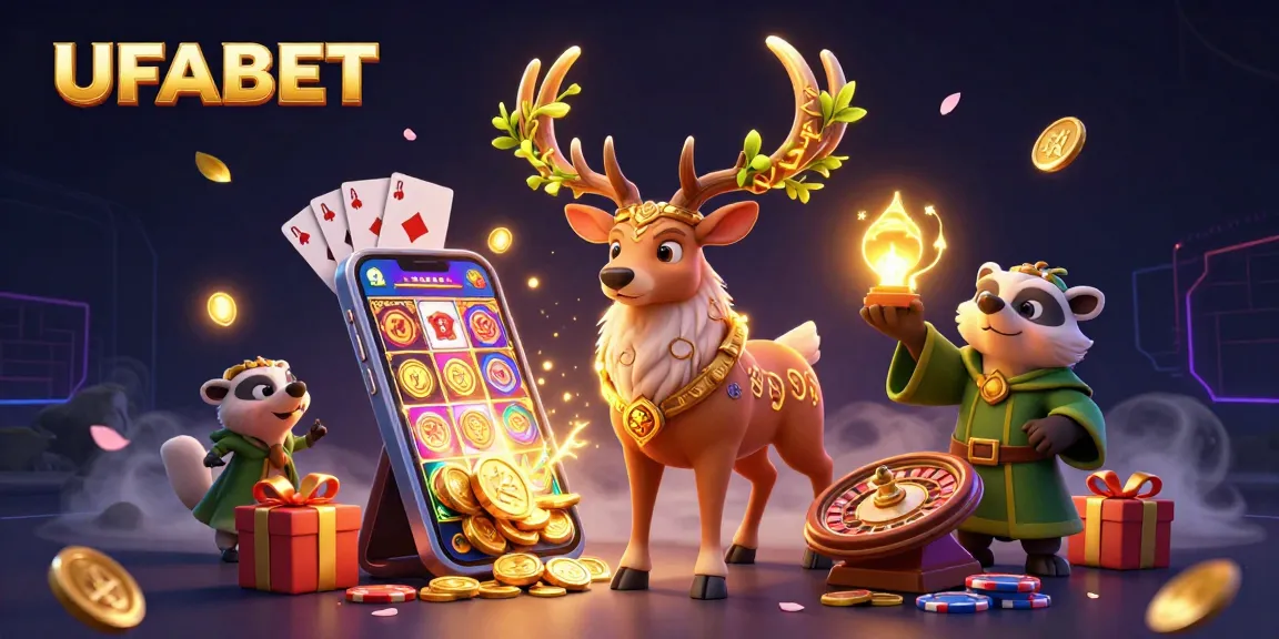 Engage with UFABET's vibrant casino world featuring dynamic slot games and magical characters.