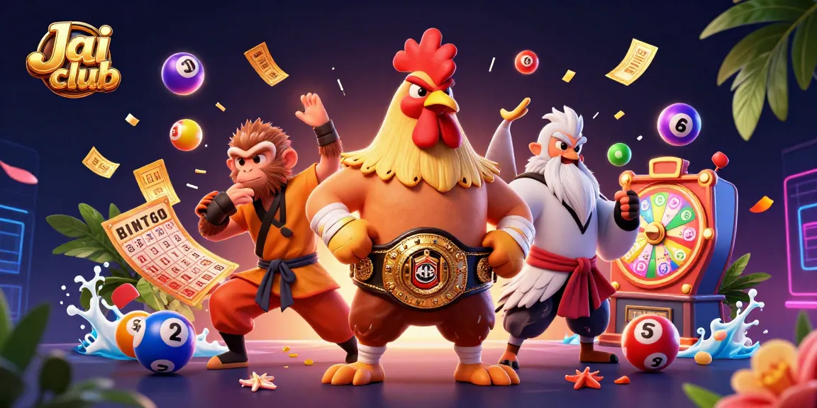 Engage in exciting gameplay at Jai club with dynamic lottery elements and martial arts champions.