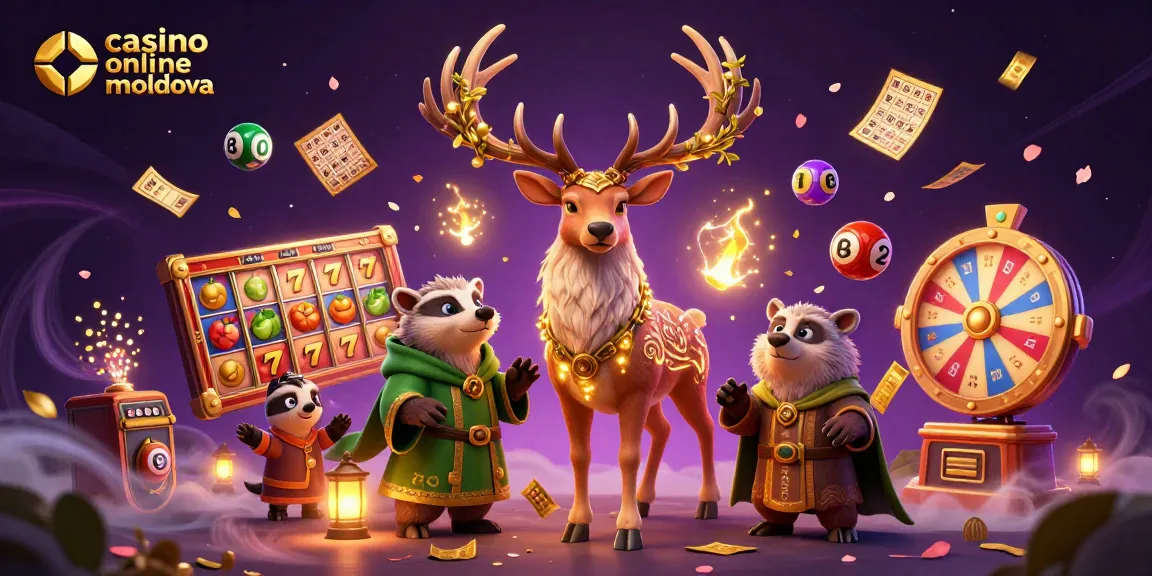 Sloturi captivante la casino online moldova cu jackpoturi și simboluri norocoase în acțiune.