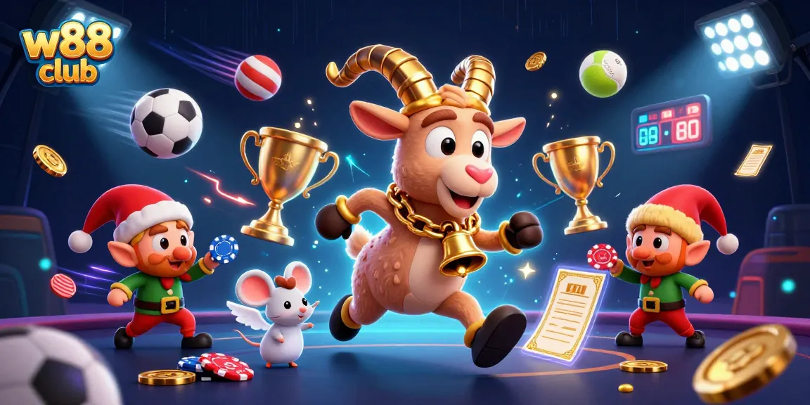 Các hoạt động thú vị tại w88 club với những nhân vật 3D đặc sắc, mang đến trải nghiệm cá cược đầy sôi động.