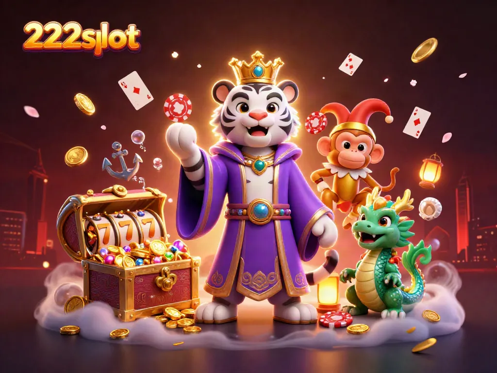 Gambarlah 222slot dengan harapan mendapatkan jackpot dari slot menarik dan hewan jahat di lingkungan kasino.