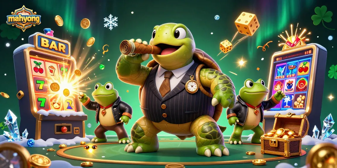 Experience mahyong excitement in this rich casino scene with vivid characters and vibrant game elements.