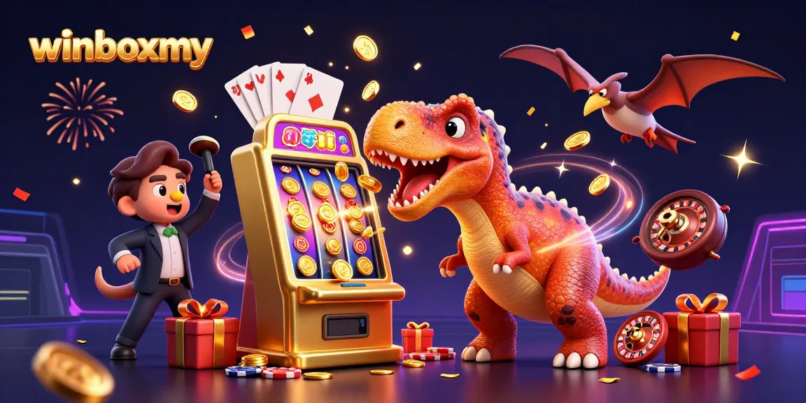 Celebrate wins with winboxmy in a vibrant casino world filled with slot games and jackpot action.