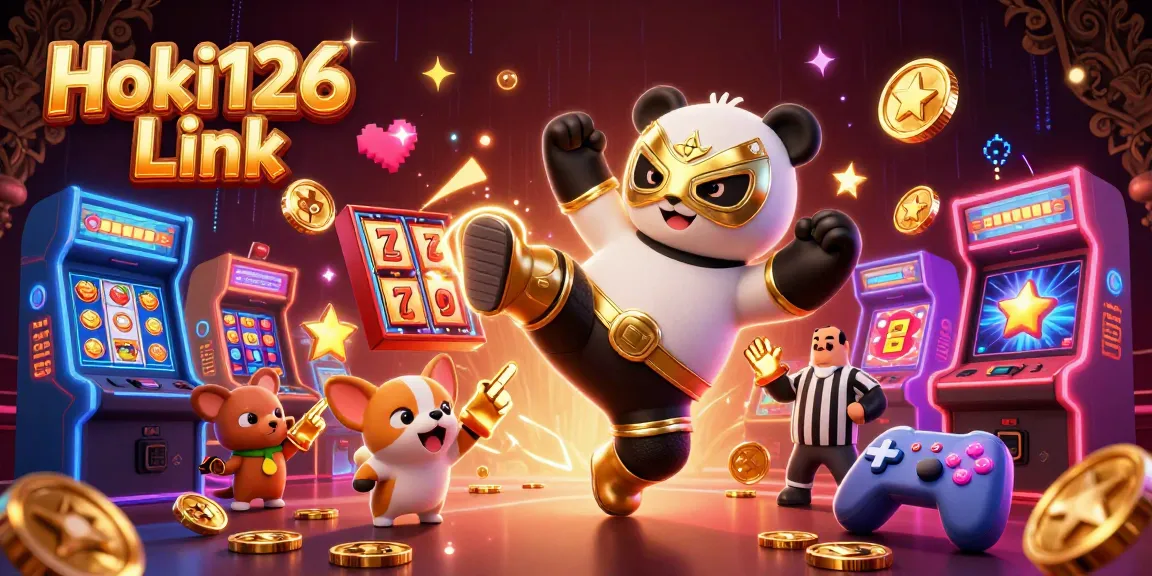 Engage with the excitement of Hoki126 Link as animated characters kick off a thrilling casino adventure.