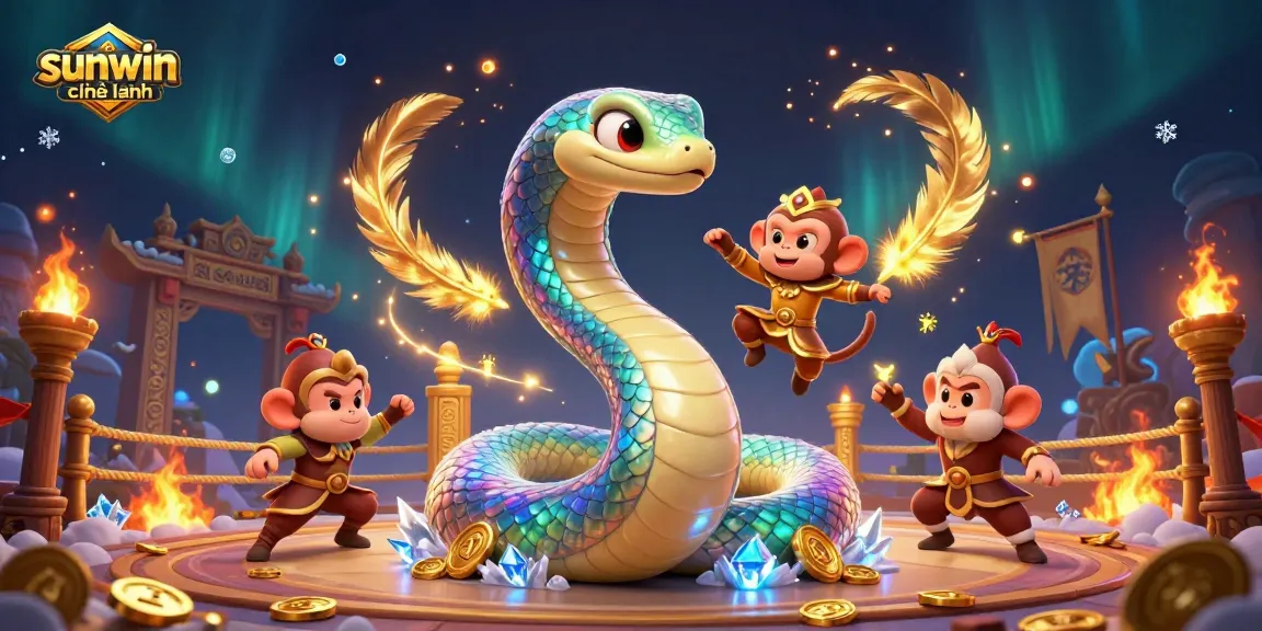 Experience winning thrills at sunwin chính hãng with a vibrant game scene featuring dynamic characters and casino elements.