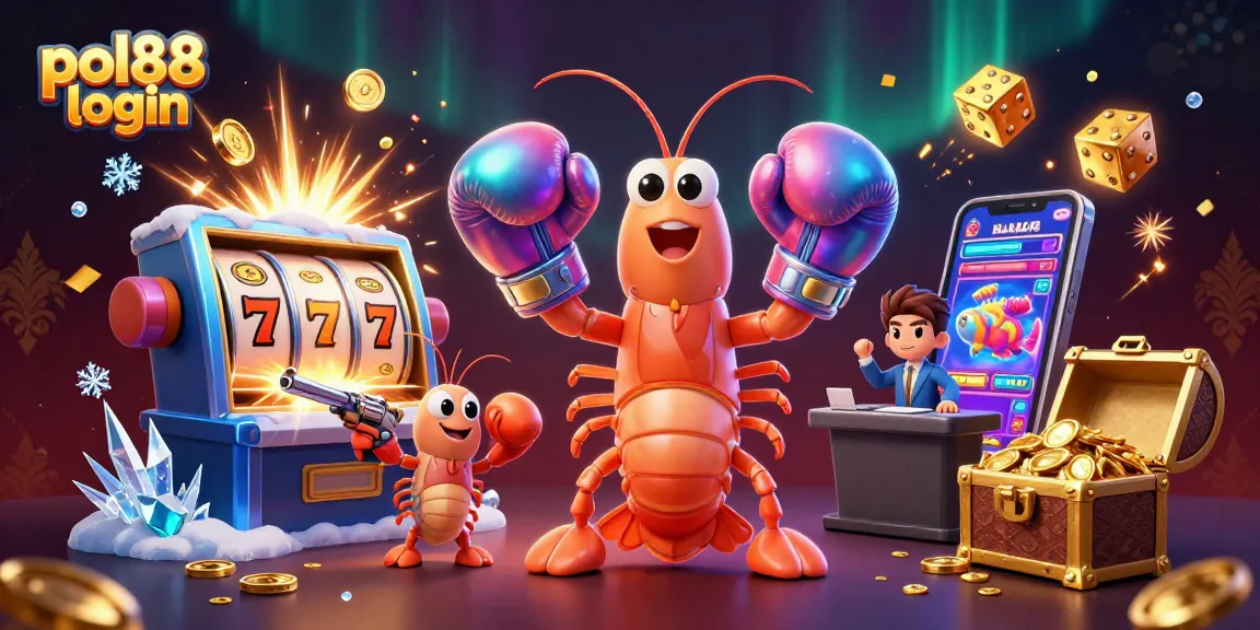 pol88 login dengan ilustrasi 3D interaktif dari jackpot mesin slot yang memukau